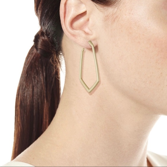 Kendra Scott Lonnie Gold Hoop Earrings 